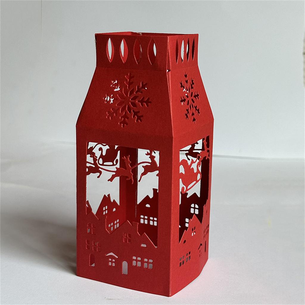Christmas Lanterns Cutting Dies Christmas Embossing Cutting Dies for Birthday Card Making DIY Scrapbooking Stencil Craft