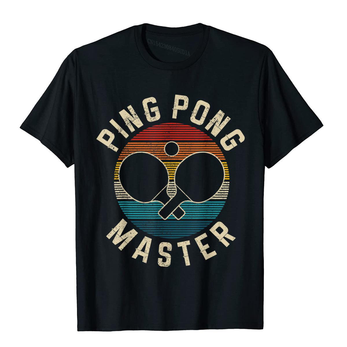 

Table Tennis Master Retro Table Tennis Athlete Fun Gift Womens Tshirt Gothic Top Tshirt Summer Streetwear Graphic T Shirts 4XL