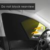 100 Blackout Car Sun Shield Shades Sunshade Covers Summer Magnetic Window Curtains UV Rays Protection Side Front Front Rear