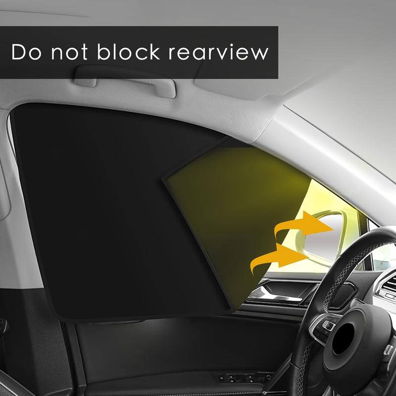100 Blackout Car Sun Shield Shades Sunshade Covers Summer Magnetic Window Curtains UV Rays Protection Side Front Front Rear