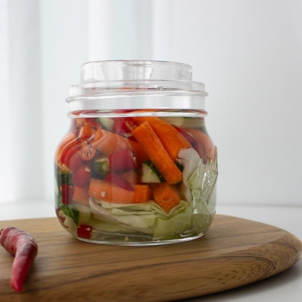 Schwerer Einmachglasdeckel mit breiter Öffnung und Griff Käsefermentationsdeckel Einmachgläser Einmachgläser