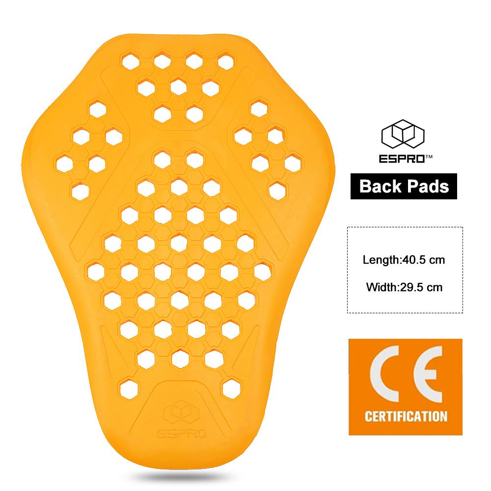 CE 1-2 Level Motorcycle Back Protector Jackets Insert Back Protector Armor Motorbike Bike Riding Protection Pads Spine Anti-fall