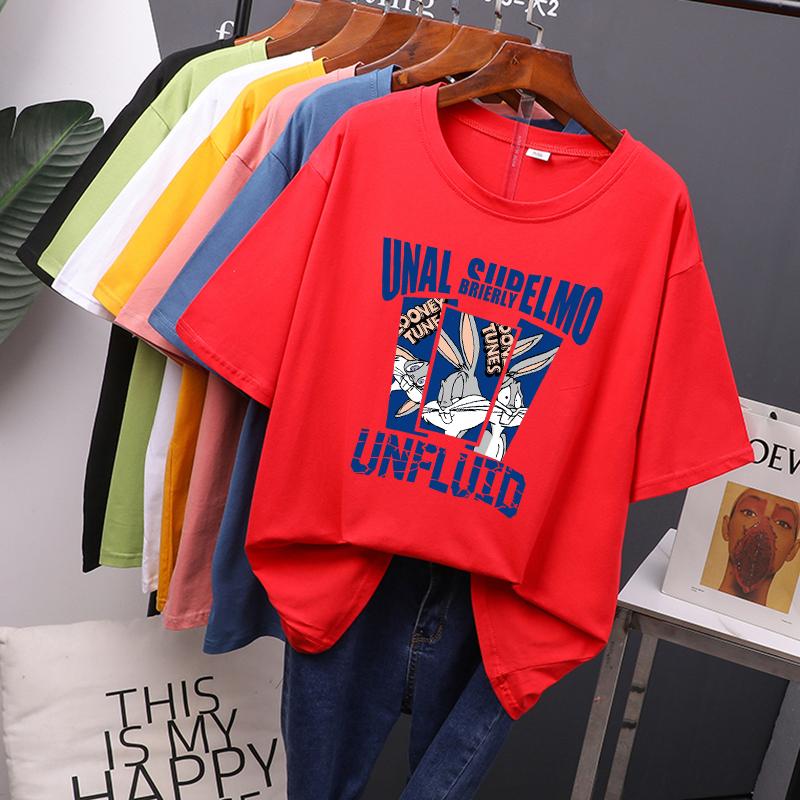 Летняя футболка с коротким рукавом и мультяшным принтом — фото 3