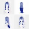 Genshin Impact Ganyu Aqua Blue Gradient Long Wig For Stunning Cosplay Events