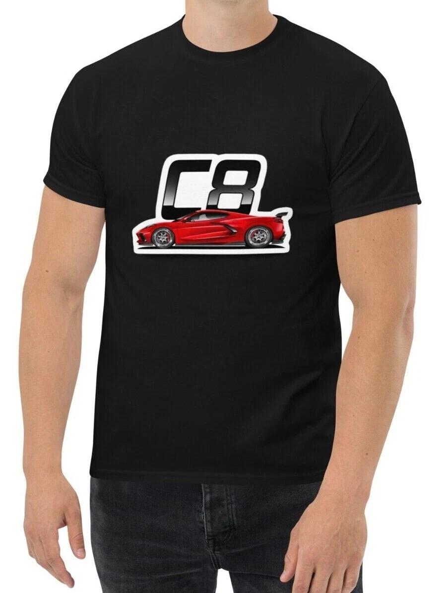 Men s and Women s T-shirts Corvette C8 XXXL