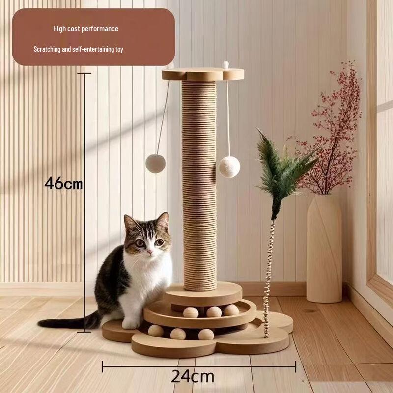 GOTP Durable Cat Scratching Post Toy