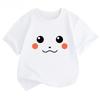 Potdemiel Pikachu Print  Children's T-Shirt, New Summer Style, Casual, Comfortable, and Breathable Children's Top