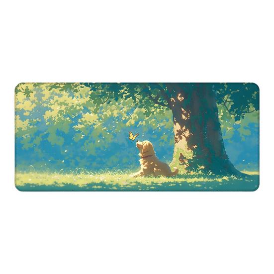 Mouse Pad Desenho Animado Retangular Impermeável para Casa Escritório Jogos Computador Laptop Mousepad Tapete de Mesa com Base de Borracha Antiderrapante Acessórios para PC