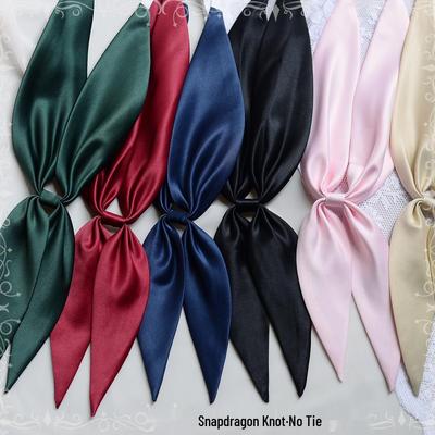 Solid Color Goldfish Knot Bow Tie and Sailor Collar – Japanese School Style