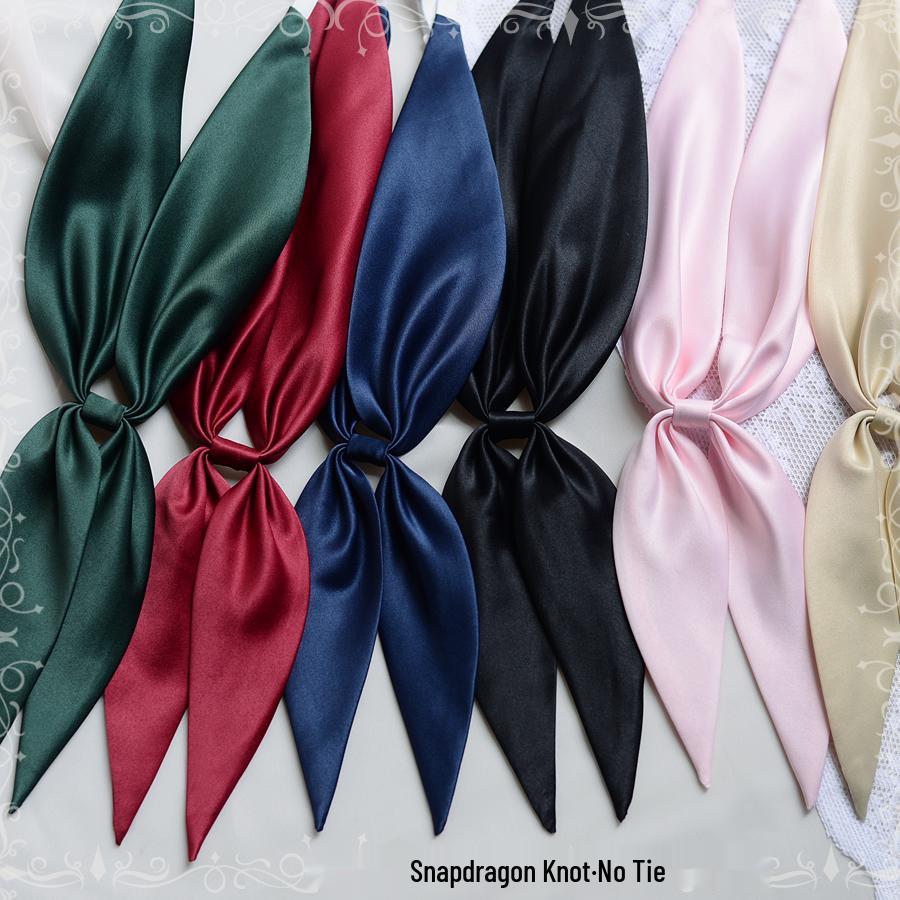 

Однотонный галстук-бабочка «Морской узел» и матросский воротник – Японский школьный стиль Light Champagne Goldfish Knot