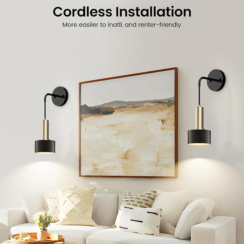 Wireless Battery-Powered Wall Light for Bedroom, Living Room, or Corridor