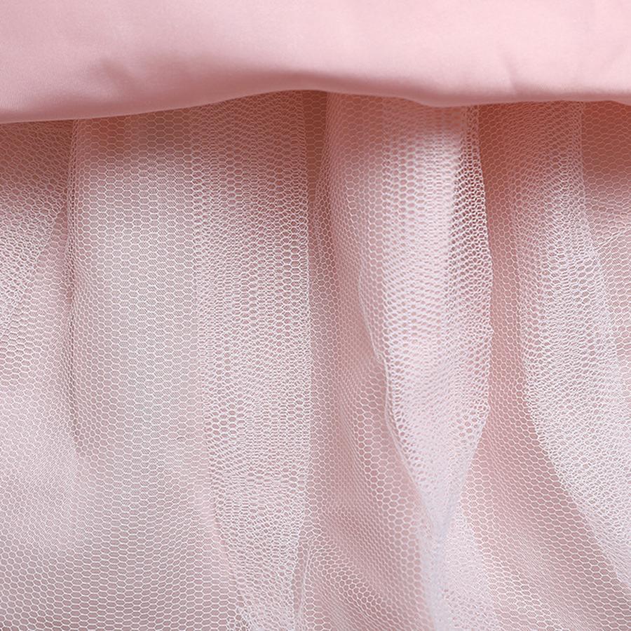 Robe de bal pour fille Robe de princesse Robe à volants avec broderie de roses 3D pour enfants pour cérémonie, anniversaire et demoiselles d'honneur