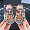 Kids' Cute Capybara Cartoon Sandals - Summer Non-slip Closed-toe Baby Shoes for Boys & Girls
