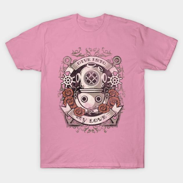 T Shirt Women Dive Into My Love Harajuku Print Kawaii Tshirt Summer Short Sleeve Female T-Shirt Top Tee