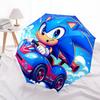 Printed Sonic the Hedgehog Printed Folding Umbrella,Outdoor,Leisure,And Travel Umbrella,Durable Umbrella Fabric,Birthday And Holiday Gift