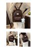 2025 American Retro Brown Large-Capacity Versatile Handbag Backpack