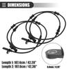 Motoforti Front Left Right ABS Sensor Wheel Speed Sensor for Mercedes Benz CLA45 AMG