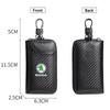 HAWX3 Car Purse Card Money Holder License Card Case Wallet For Skoda Fabia Kamiq Superb MK3 VisionS Yeti Scala Enyaq-iV Octavia Kodiaq