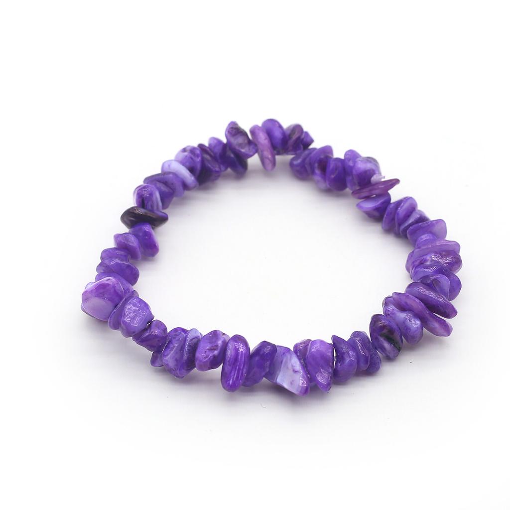 2 Bracciali In Cristallo Naturale Elasticizzati – Pietre Tonde E Sfaccettate Con Ciondolo Farfalla – Gioielli Energetici Anti-Stress Per Donna E Uomo