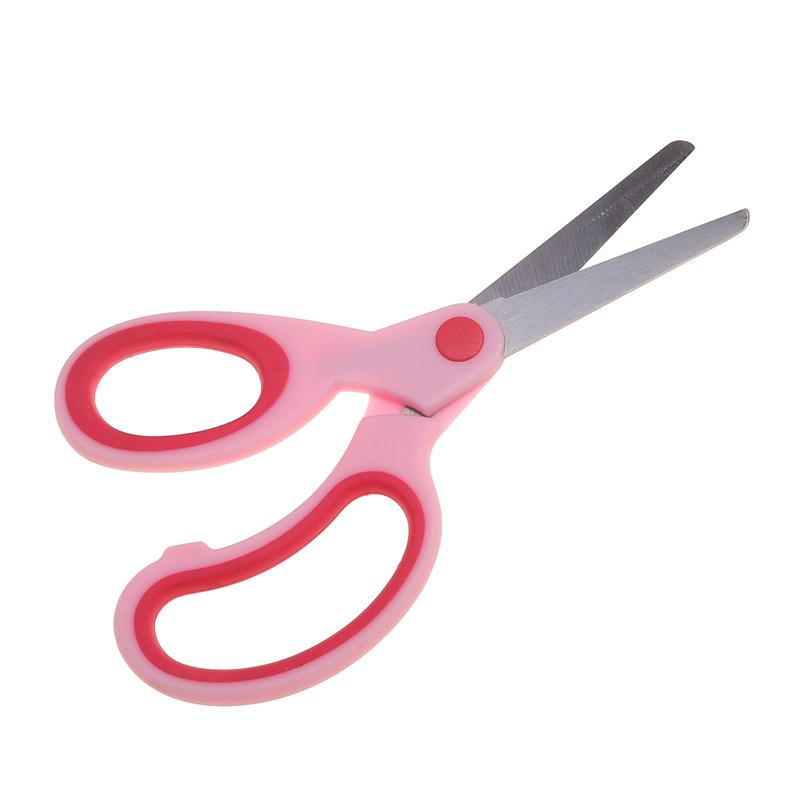 Left-handed Scissors Student Stainless Steel Colorful Cute Scissors Children's Small Scissors Simple Safety Office Scissors