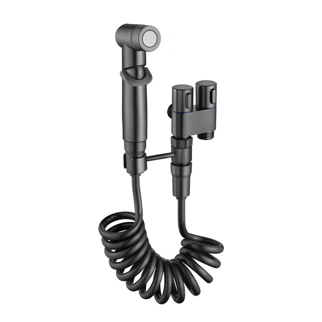 Modern Bathroom Handheld Bidet Sprayer Set Elegant Toilet Hand Sprayer Long Flexible Hose Hand Shower for Bathroom