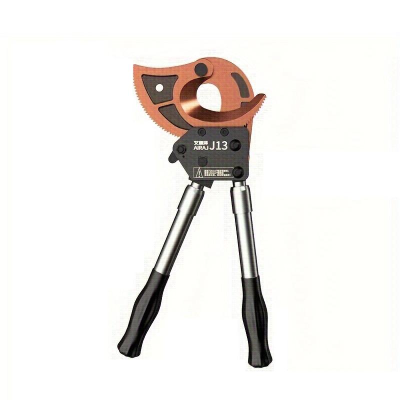 Nsulated Ratcheting Cable Cutters Wire Pliers Heavy Duty Wire Cutters for Multi-Strand Aluminum & Copper Cables