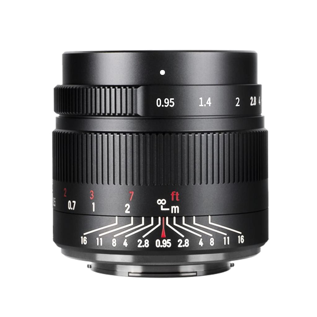 7artisans 35mm Prime Lens for Fujifilm and Mirrorless Compact Cameras f0.95 X-Mount X-T1, X-T2, X-T3, X-T20, X-T30, X-E1, X-E2, X-E3 Large-Aperture