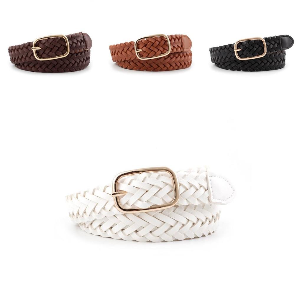 Chic Design Twisted Womens Waist Belt With Strong Alloy Buckle For Stylish Use Everyday