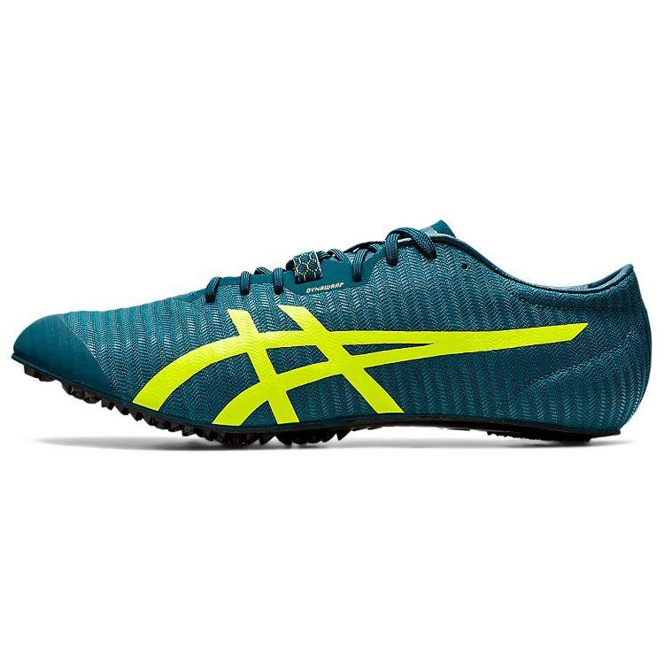 Asics Metasprint Fabric Low-Top Running Shoes Men sneaker Dark-Green Yellow 1093A160-300