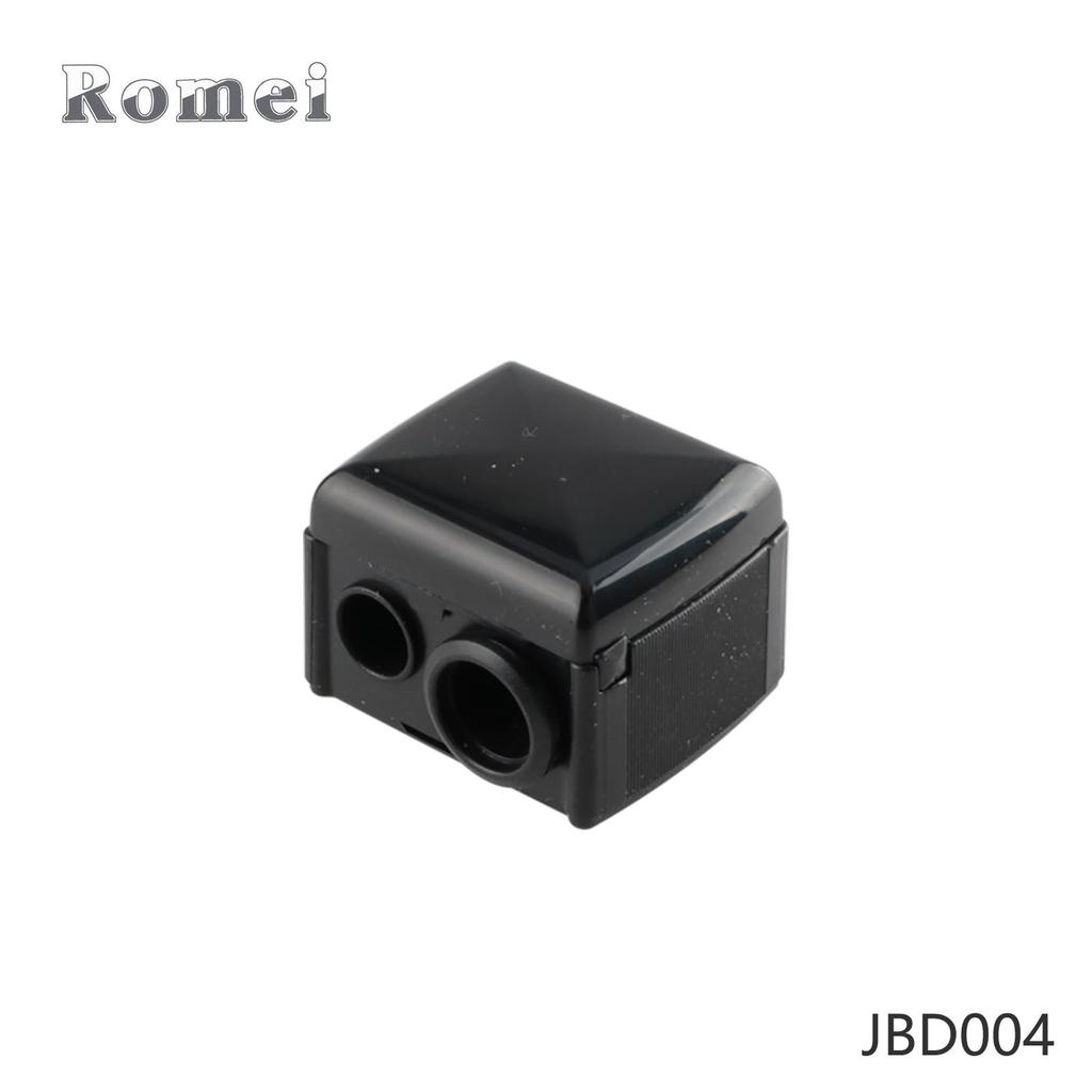 Romei Cosmetic Pencil Double-Hole Sharpener with Cleaning Rod