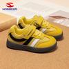 HOBIBEAR Kids Unisex Wide Toe Retro Velcro Casual Running Shoes