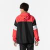Mizuno Windbreaker Radiant N-XT Jacket, Water-Repellent Jersey, Unisex, 32JEB220, Red/Black