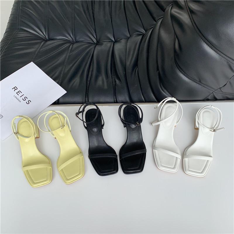 High heels design sense niche French retro sandals 2025 spring and summer new Mary Jane thick heels women's shoes summer
