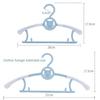 Retractable Infant & Baby Clothes Hangers - Small Size Drying Rack for Newborns and Kids