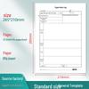 A4 Colored Construction Site Supervision & Daily Logbook