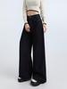 Retro High Waist Wide Leg Denim Pants for Women - Autumn 2024 Collection, Versatile, Loose, and Floor-Length