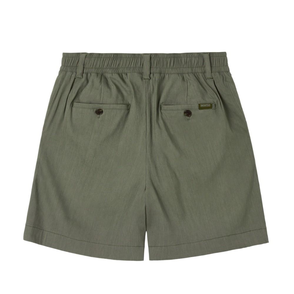 BROMPTON LONDON W Linen Short - Khaki (P252Whp430)