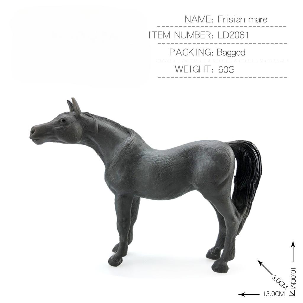 Simulated Animal Horse Models  Foals  Steeds  Black Horses  Thousand-mile Horses  Wild Horses  Children's Cognitive Toys  Animal Model Ornaments
