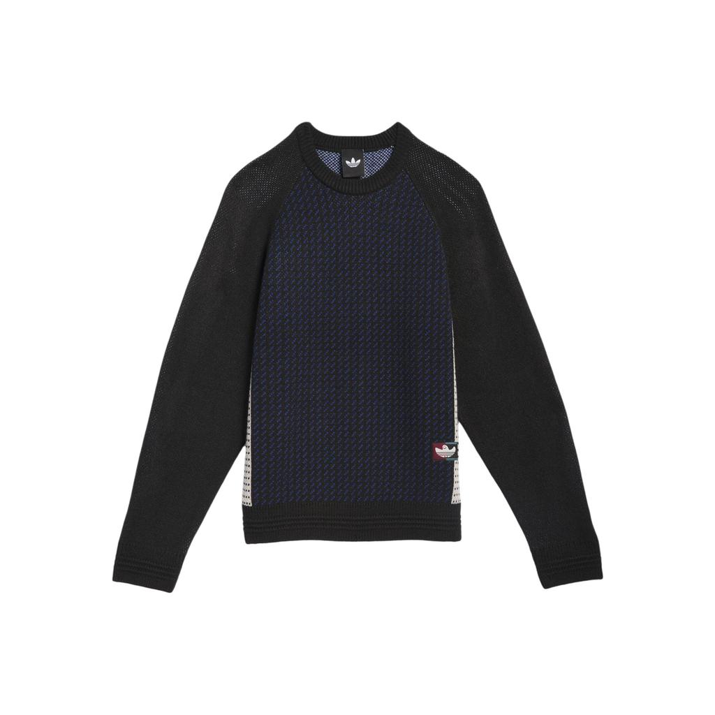 Adidas Originals Shmoofoil FW25 Mark Gonzales Skateboarding Plně módní Volný střih Posádkový výstřih Svetr s dlouhým rukávem Pánský svetr JX5442