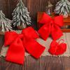 DIY Xmas Tree Bowknot Pendant Hanging Ornament Christmas Tree Decorations  Home Navidad New Year