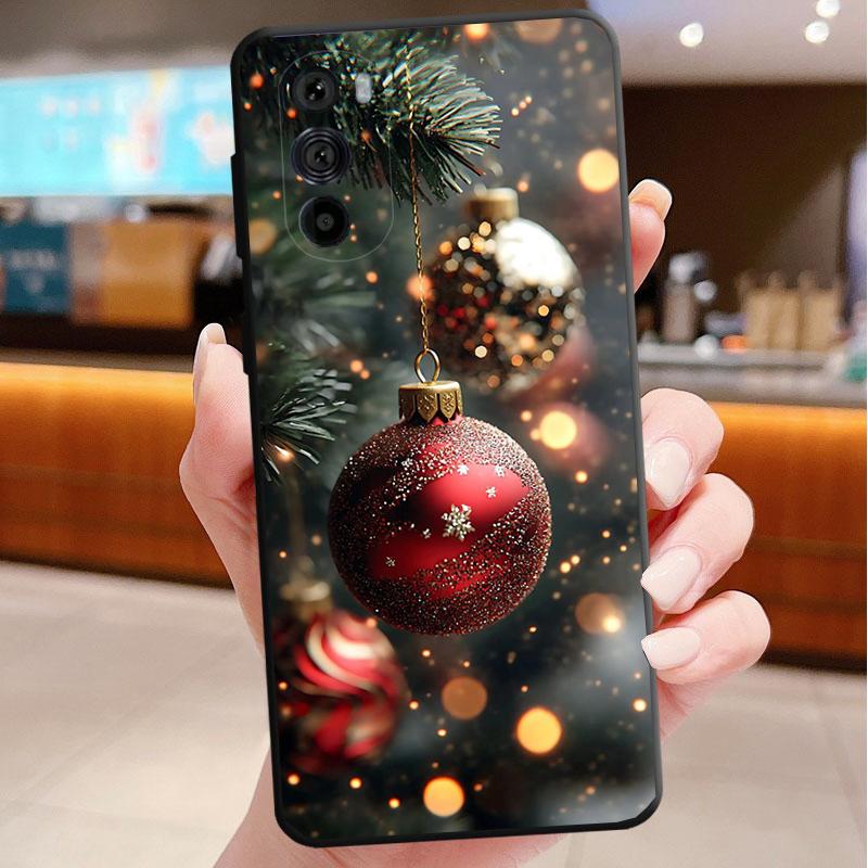 Phone Case For Motorola Edge 50 40 Pro 60 50 40 30 Ultra Neo Fusion Moto G Play G Stylus G Power G Winter Christmas