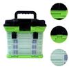 Fishing Tackle Box Sturdy Portable Multipurpose 4 Layer Waterproof Lure Box Baits Case for Angler Fishermen Enthusiast Gift