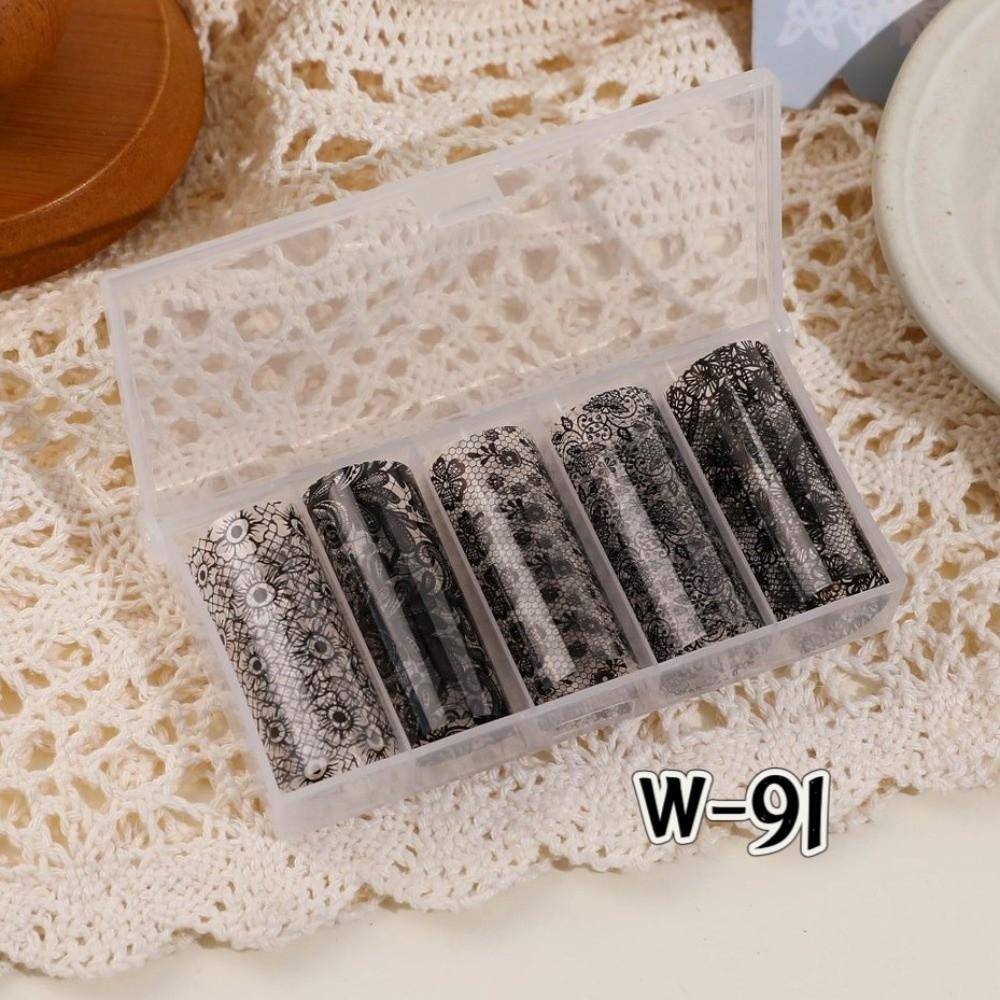 Laser Nail Foils Lace Design Nail Art Stickers Professional Nail Decorations  Manicure DIY