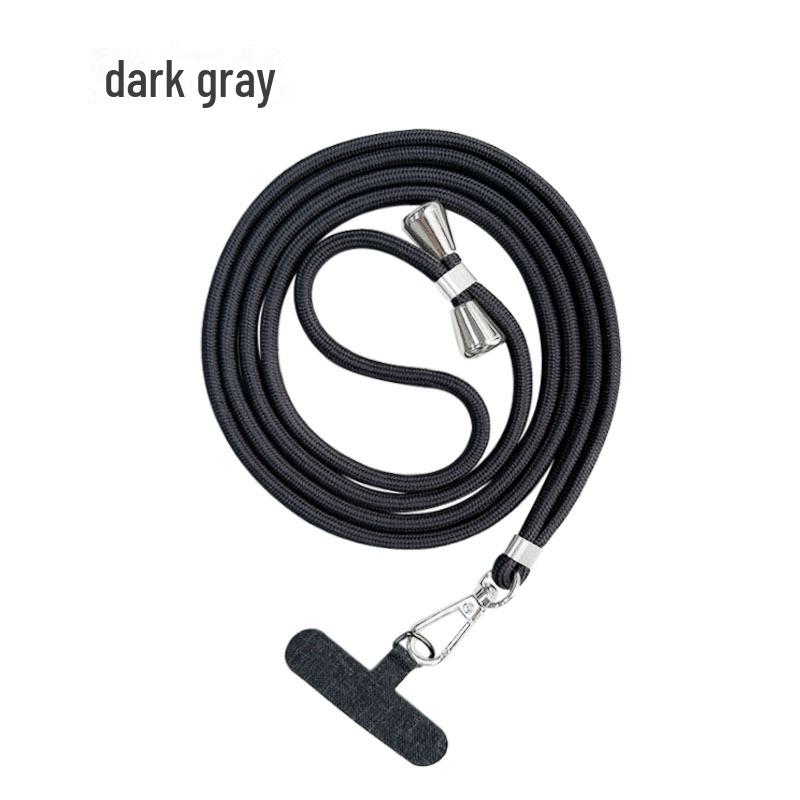 Adjustable Retractable Crossbody Phone Lanyard - Unisex Poly Neck Strap with Clip