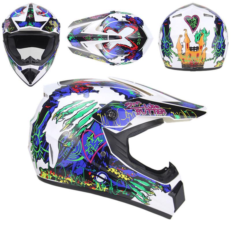 Cross-Border E-Commerce Off-Road Helmet: ATV, Mountain Bike, Downhill & Karting Helmet for Teenagers
