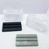 1pc 3-Tier Acrylic Display Case With Black Base Dustproof Storage Display Case For Building Blocks Figurines Model