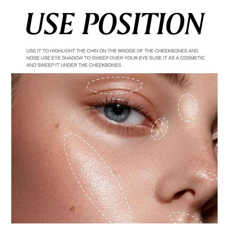 HANDAIYAN - Swirled Relief Delicate Highlighter - 6 Colors