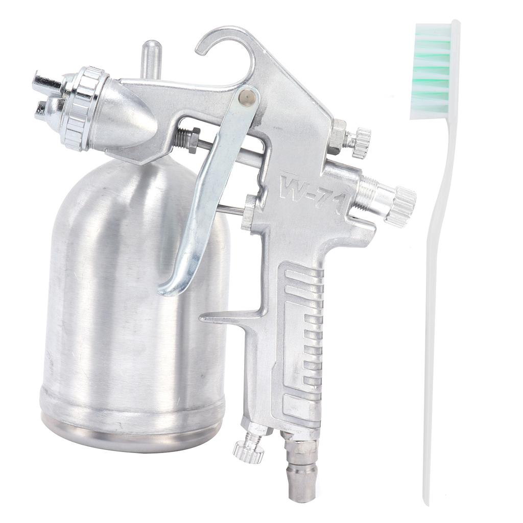 Paint Spray Gun Upper Pot Paint Sprayer Gravity Feed Air Spray Gun Pneumatic Tool for Household Use