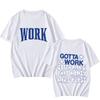 2026 Work Album Graphic ATEEZ T Shirts Men's Women's Fashion Trend Hip Hop Clothes Casual Comfort Oversized Short Sleeve T-shirts