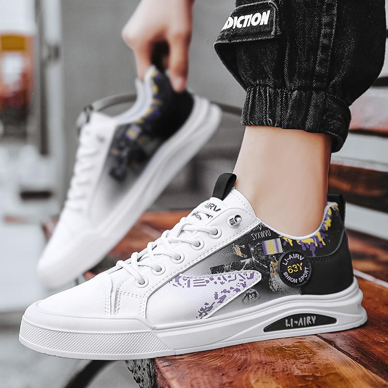 Fashion Men's Trend Casual Shoes Flats Shoes Sneakers Breathable Leisure Male Sneakers Non-slip Footwear Men Vulcanized Shoes
